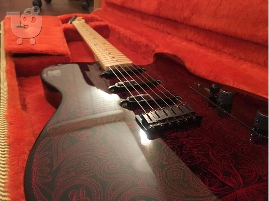 Fender James Burton Μαύρο Κόκκινο Paisley Telecaster